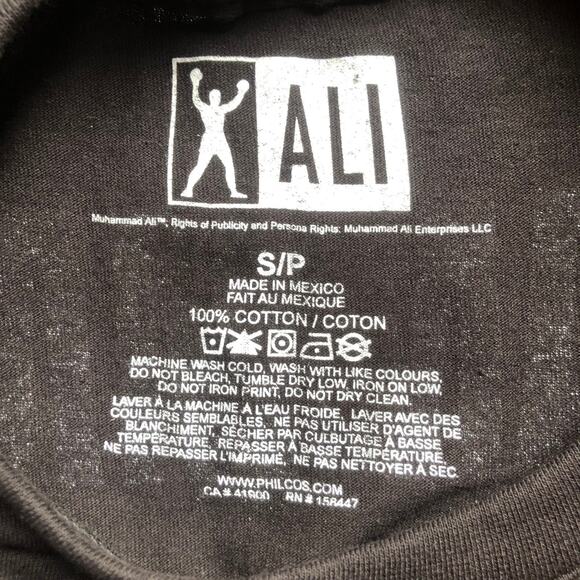 Muhammad Ali The Greatest Of All Time Black T-Shirt Crew Neck Short Sleeve Small - Picture 8 of 8